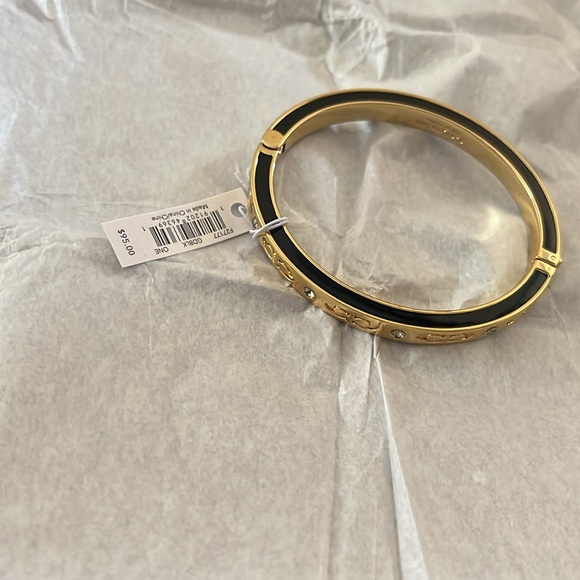 Coach Kissing C Hinged Bangle - Picture 3 of 7